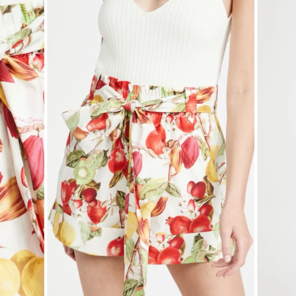 Cara Cara Whitney Tropical Fruit Shorts size large